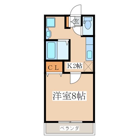 フェヴァリーDの物件間取画像